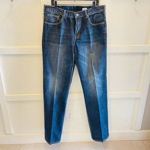 John B Stetson Co Mens Blue Medium Wash Modern Straight Denim Jeans Size 38 X 38